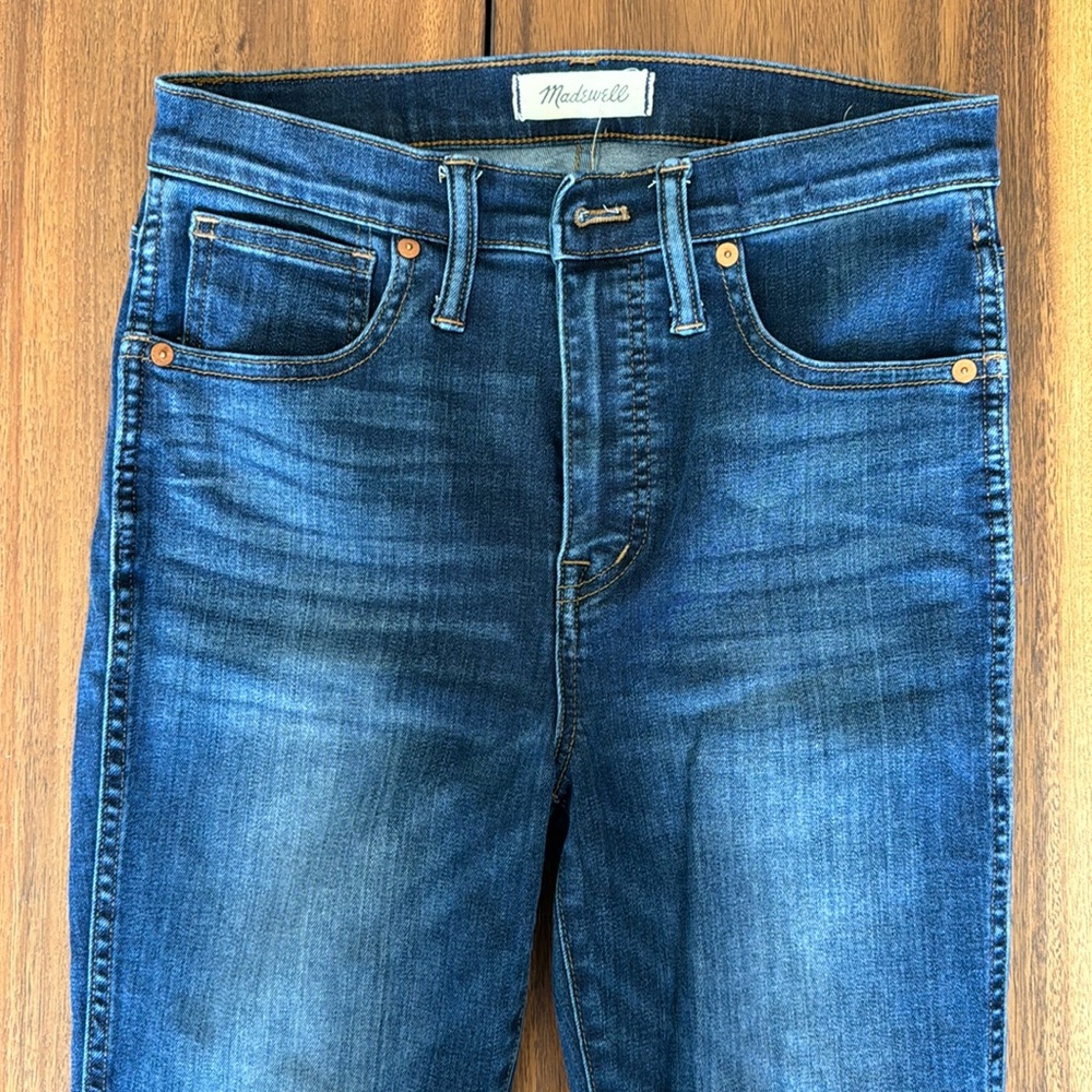 Madewell 10” high rise skinny jeans